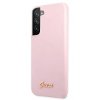 Guess GUHCS22MLSLMGLA S22+ S906lawenda/lavender hardcase Silicone Script Metal Logo